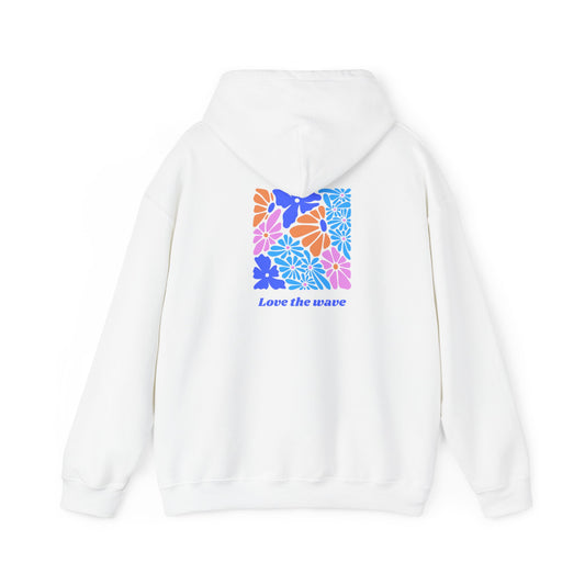 Love the wave- Hoodie flowers